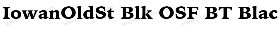 IowanOldSt Blk OSF BT Black字体转换